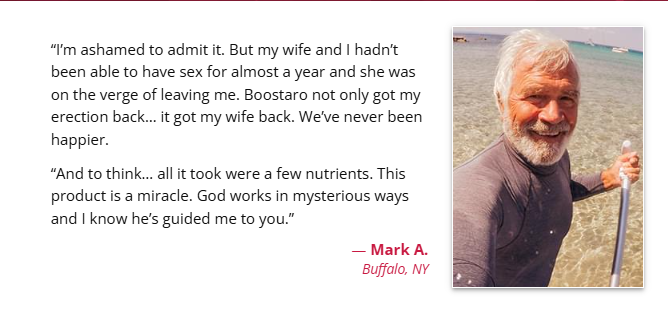 Happy couple representing confidence and results from BOOSTARO